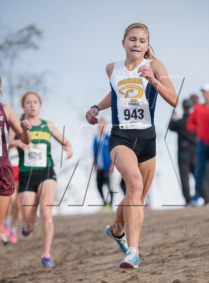 Thumbnail 2 in CIF SS Cross Country Championships (Girls D2) photogallery.