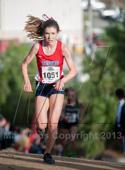 Thumbnail 3 in CIF SS Cross Country Championships (Girls D2) photogallery.