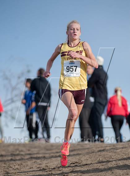 Thumbnail 2 in CIF SS Cross Country Championships (Girls D2) photogallery.