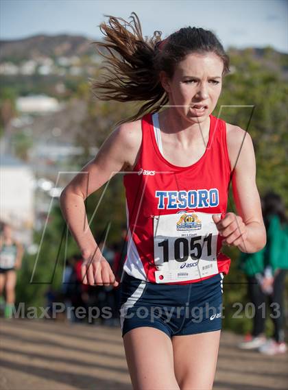Thumbnail 3 in CIF SS Cross Country Championships (Girls D2) photogallery.