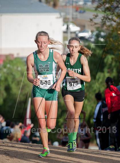 Thumbnail 1 in CIF SS Cross Country Championships (Girls D2) photogallery.