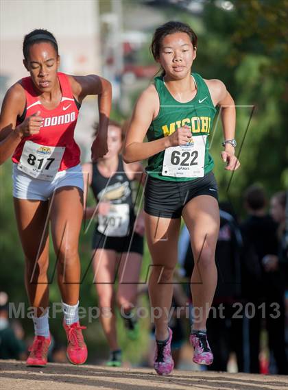 Thumbnail 2 in CIF SS Cross Country Championships (Girls D2) photogallery.