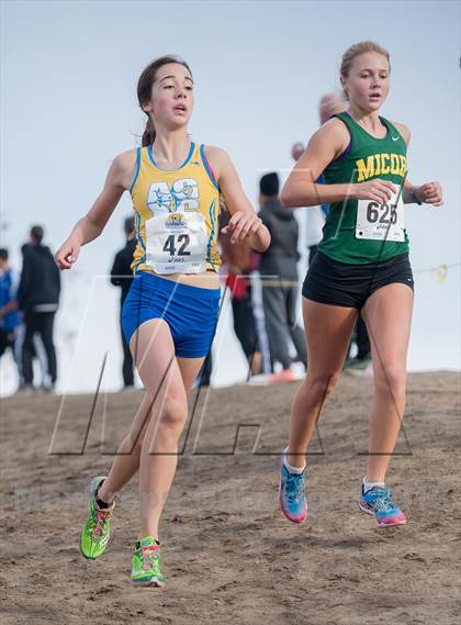 Thumbnail 1 in CIF SS Cross Country Championships (Girls D2) photogallery.