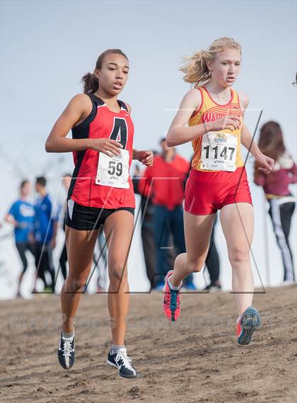 Thumbnail 3 in CIF SS Cross Country Championships (Girls D2) photogallery.