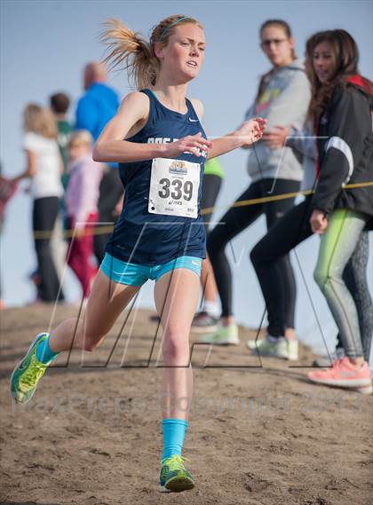 Thumbnail 2 in CIF SS Cross Country Championships (Girls D2) photogallery.