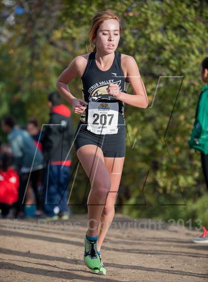 Thumbnail 3 in CIF SS Cross Country Championships (Girls D2) photogallery.