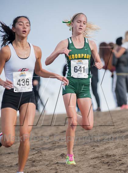 Thumbnail 2 in CIF SS Cross Country Championships (Girls D2) photogallery.