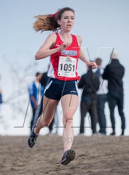 Thumbnail 2 in CIF SS Cross Country Championships (Girls D2) photogallery.