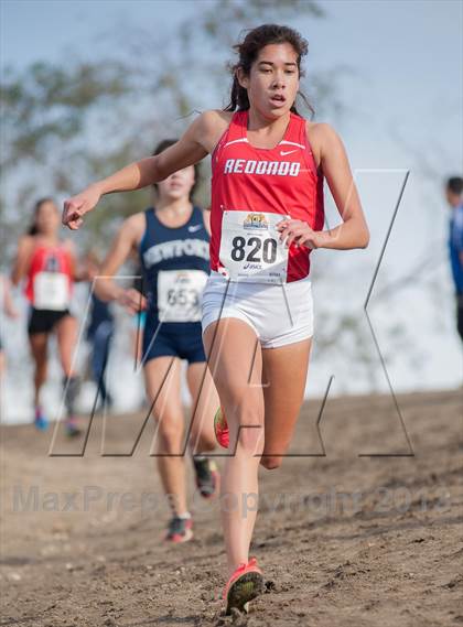 Thumbnail 3 in CIF SS Cross Country Championships (Girls D2) photogallery.