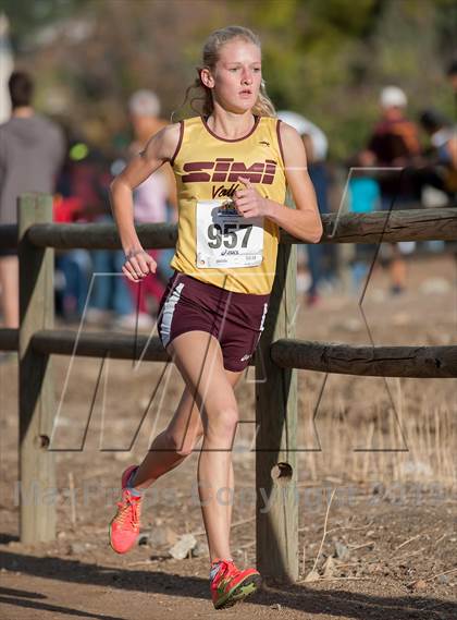 Thumbnail 1 in CIF SS Cross Country Championships (Girls D2) photogallery.