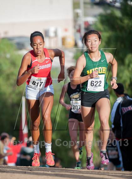 Thumbnail 1 in CIF SS Cross Country Championships (Girls D2) photogallery.