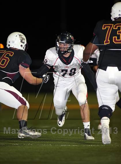 Thumbnail 2 in Liberty @ Salpointe Catholic (AIA D2 Quarterfinal) photogallery.