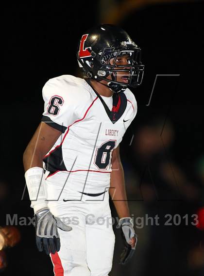 Thumbnail 1 in Liberty @ Salpointe Catholic (AIA D2 Quarterfinal) photogallery.