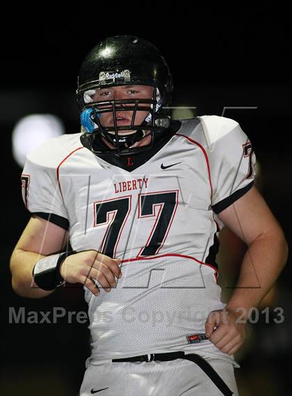 Thumbnail 2 in Liberty @ Salpointe Catholic (AIA D2 Quarterfinal) photogallery.