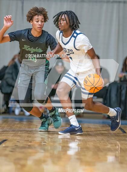 Thumbnail 2 in Northwood Temple Academy vs. Greenfield (Hoops and Dreams Showcase) photogallery.