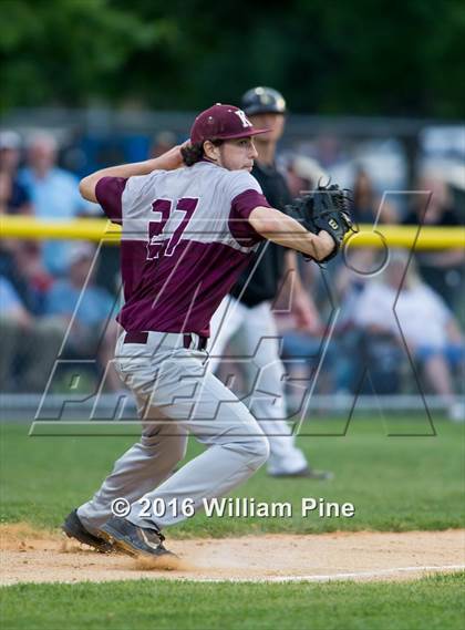 Thumbnail 3 in Corning-Painted Post vs Kingston (NYSPHSAA Class AA Regional Semifinal) photogallery.