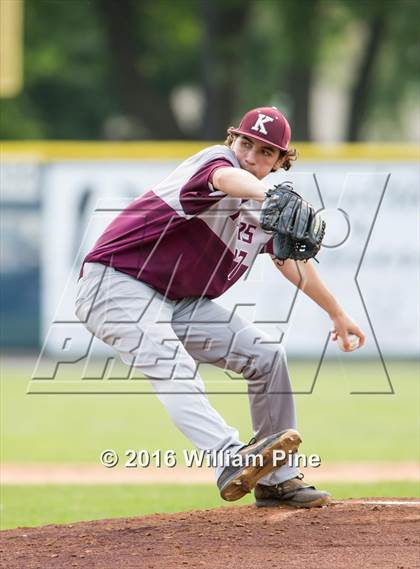 Thumbnail 3 in Corning-Painted Post vs Kingston (NYSPHSAA Class AA Regional Semifinal) photogallery.