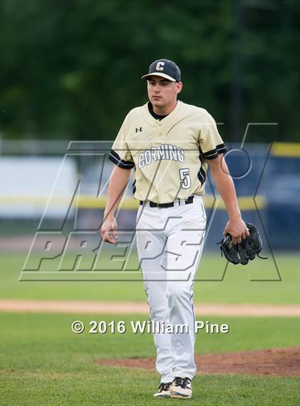 Thumbnail 1 in Corning-Painted Post vs Kingston (NYSPHSAA Class AA Regional Semifinal) photogallery.