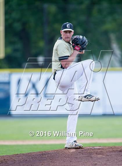 Thumbnail 2 in Corning-Painted Post vs Kingston (NYSPHSAA Class AA Regional Semifinal) photogallery.