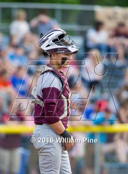 Thumbnail 3 in Corning-Painted Post vs Kingston (NYSPHSAA Class AA Regional Semifinal) photogallery.