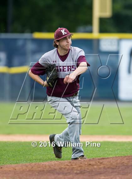 Thumbnail 2 in Corning-Painted Post vs Kingston (NYSPHSAA Class AA Regional Semifinal) photogallery.