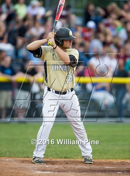 Thumbnail 2 in Corning-Painted Post vs Kingston (NYSPHSAA Class AA Regional Semifinal) photogallery.