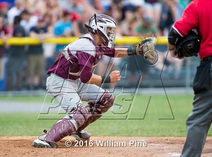 Thumbnail 3 in Corning-Painted Post vs Kingston (NYSPHSAA Class AA Regional Semifinal) photogallery.