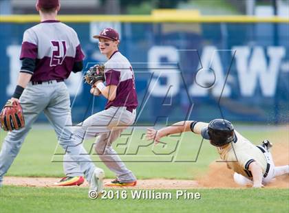 Thumbnail 1 in Corning-Painted Post vs Kingston (NYSPHSAA Class AA Regional Semifinal) photogallery.