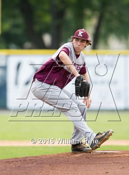 Thumbnail 1 in Corning-Painted Post vs Kingston (NYSPHSAA Class AA Regional Semifinal) photogallery.