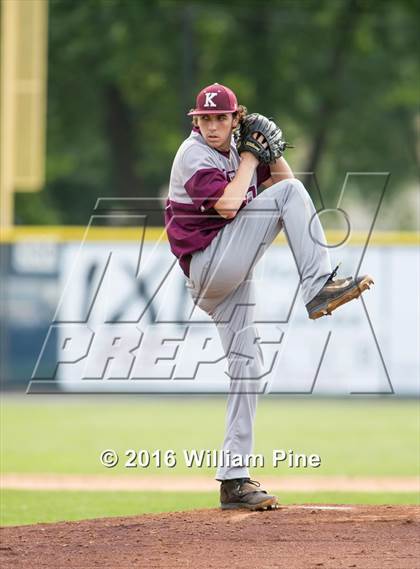 Thumbnail 2 in Corning-Painted Post vs Kingston (NYSPHSAA Class AA Regional Semifinal) photogallery.