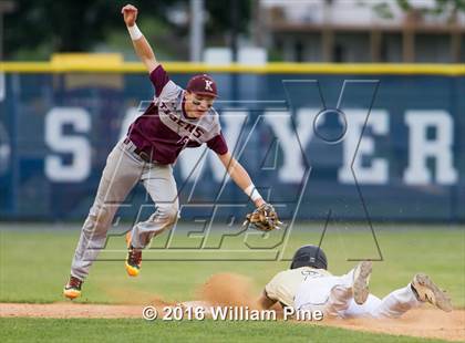 Thumbnail 1 in Corning-Painted Post vs Kingston (NYSPHSAA Class AA Regional Semifinal) photogallery.