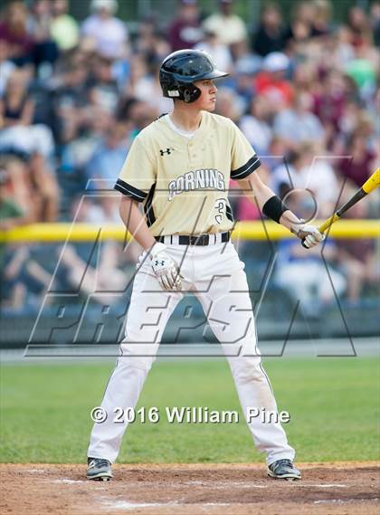 Thumbnail 3 in Corning-Painted Post vs Kingston (NYSPHSAA Class AA Regional Semifinal) photogallery.