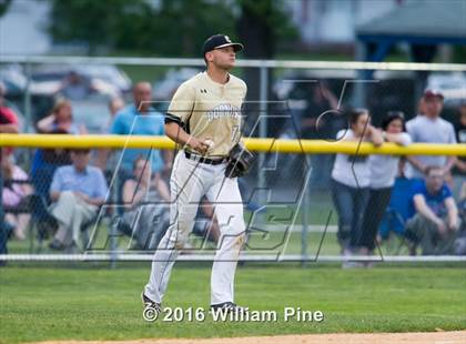 Thumbnail 3 in Corning-Painted Post vs Kingston (NYSPHSAA Class AA Regional Semifinal) photogallery.