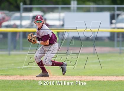 Thumbnail 2 in Corning-Painted Post vs Kingston (NYSPHSAA Class AA Regional Semifinal) photogallery.