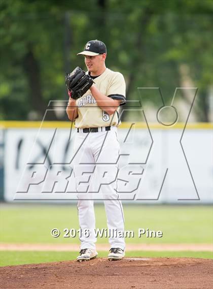 Thumbnail 2 in Corning-Painted Post vs Kingston (NYSPHSAA Class AA Regional Semifinal) photogallery.