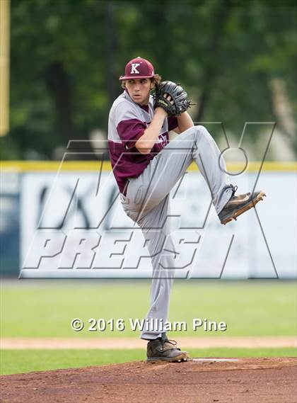 Thumbnail 3 in Corning-Painted Post vs Kingston (NYSPHSAA Class AA Regional Semifinal) photogallery.