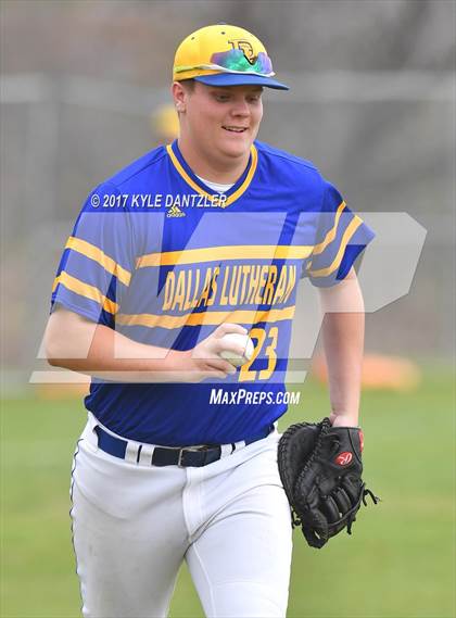 Thumbnail 2 in Temple Christian @ Dallas Lutheran (Dallas Lutheran Wood Bat Tournament) photogallery.