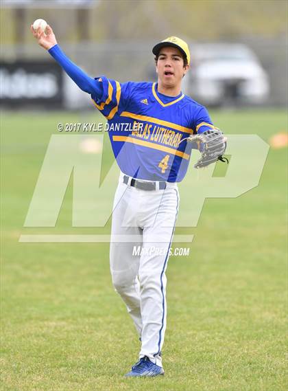Thumbnail 3 in Temple Christian @ Dallas Lutheran (Dallas Lutheran Wood Bat Tournament) photogallery.