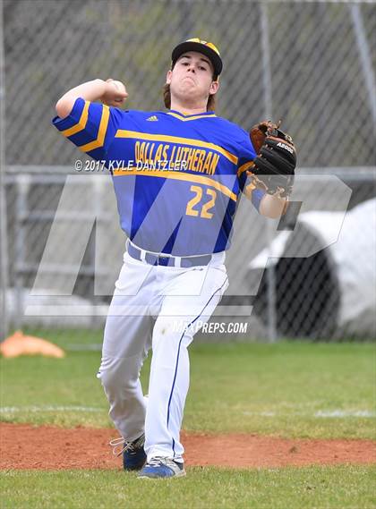 Thumbnail 3 in Temple Christian @ Dallas Lutheran (Dallas Lutheran Wood Bat Tournament) photogallery.