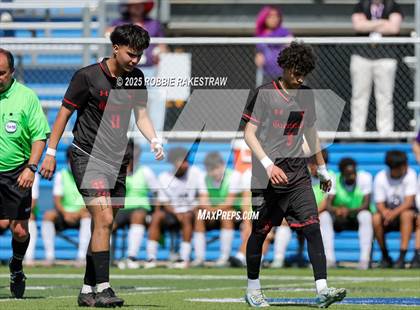 Thumbnail 1 in Austin Achieve vs. Gainesville (UIL 4A Soccer Division II Final) photogallery.