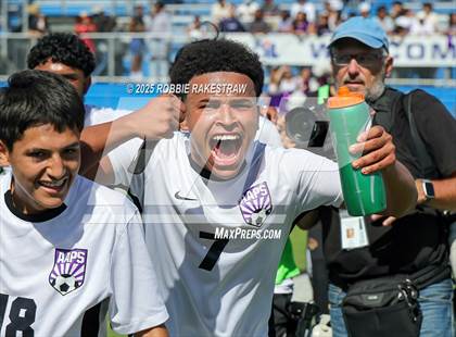 Thumbnail 2 in Austin Achieve vs. Gainesville (UIL 4A Soccer Division II Final) photogallery.