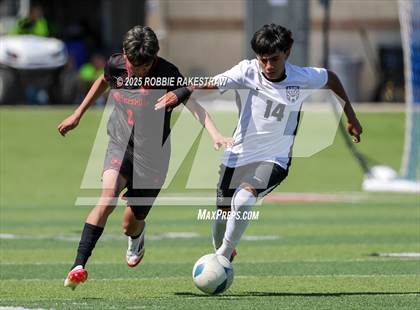 Thumbnail 3 in Austin Achieve vs. Gainesville (UIL 4A Soccer Division II Final) photogallery.