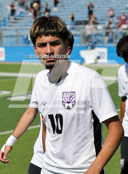 Thumbnail 3 in Austin Achieve vs. Gainesville (UIL 4A Soccer Division II Final) photogallery.