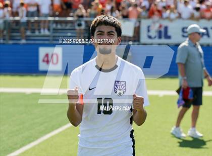 Thumbnail 2 in Austin Achieve vs. Gainesville (UIL 4A Soccer Division II Final) photogallery.