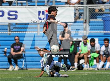 Thumbnail 2 in Austin Achieve vs. Gainesville (UIL 4A Soccer Division II Final) photogallery.
