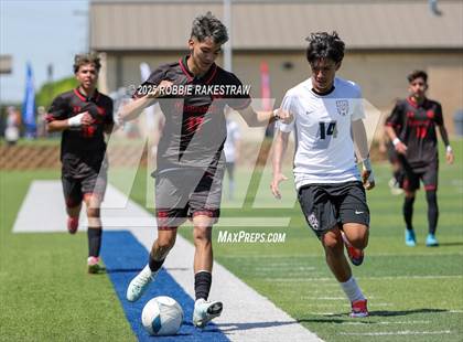 Thumbnail 2 in Austin Achieve vs. Gainesville (UIL 4A Soccer Division II Final) photogallery.