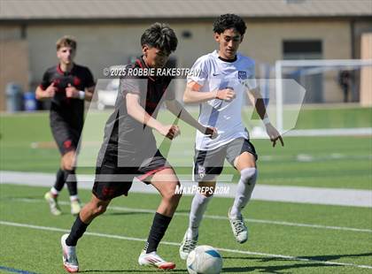 Thumbnail 2 in Austin Achieve vs. Gainesville (UIL 4A Soccer Division II Final) photogallery.