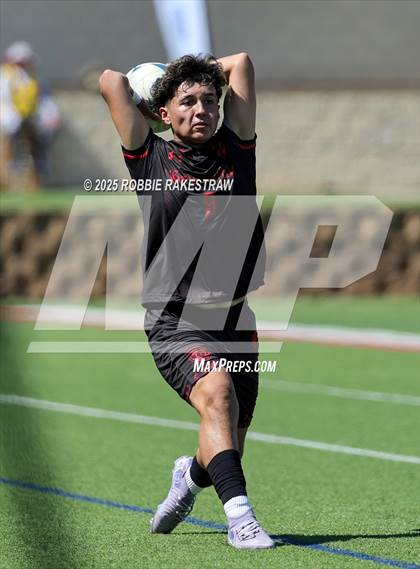 Thumbnail 2 in Austin Achieve vs. Gainesville (UIL 4A Soccer Division II Final) photogallery.