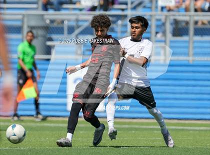 Thumbnail 1 in Austin Achieve vs. Gainesville (UIL 4A Soccer Division II Final) photogallery.