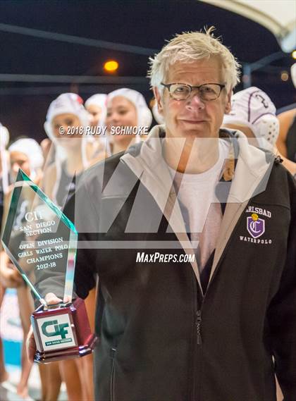 Thumbnail 2 in Cathedral Catholic vs. Carlsbad (CIF SDS Open Final) photogallery.